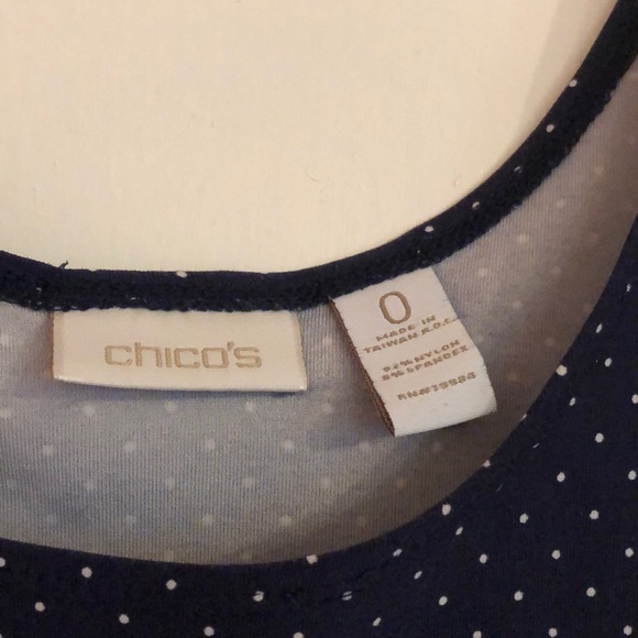 Chico’s sheer blouse with tank (set). - Picture 6 of 7